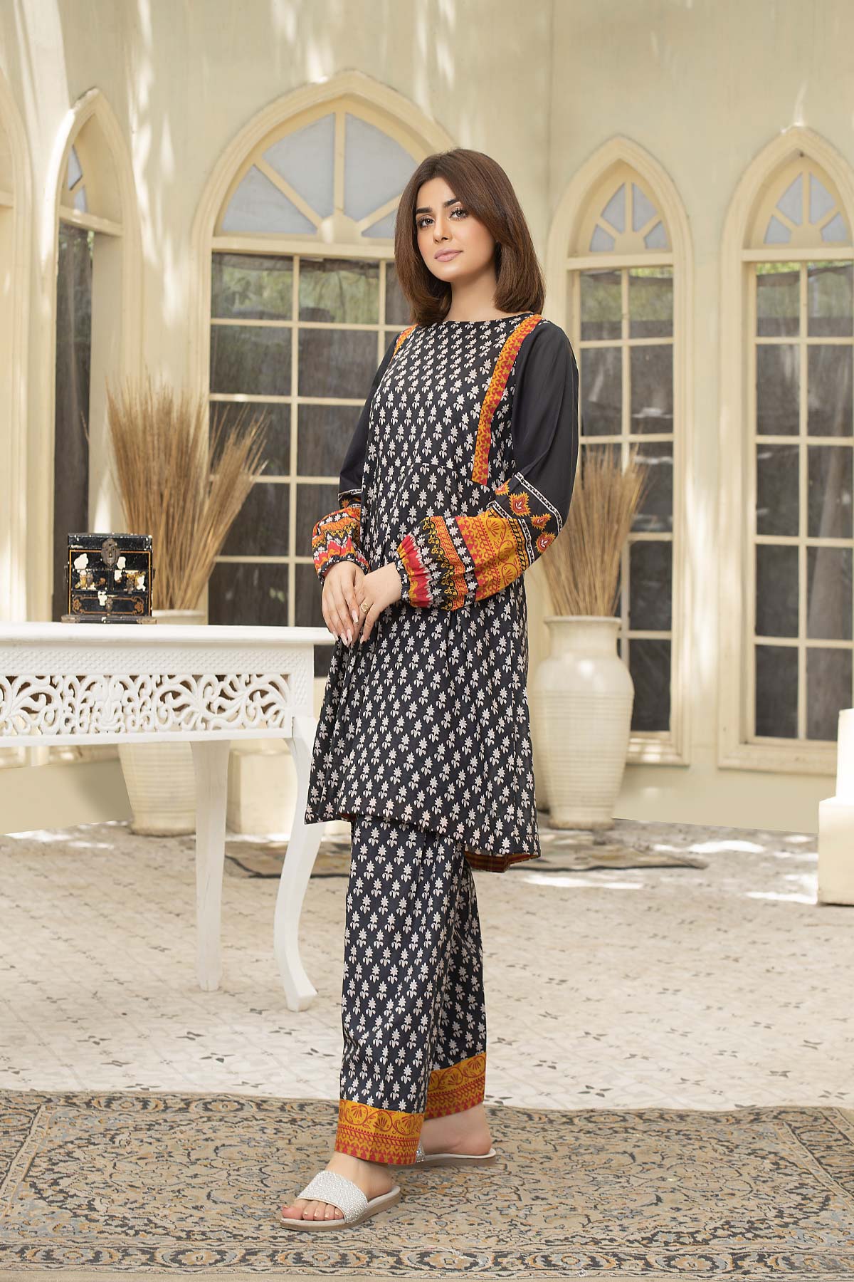 2 PC Digital Printed Lawn with Shalwar CPM22-38