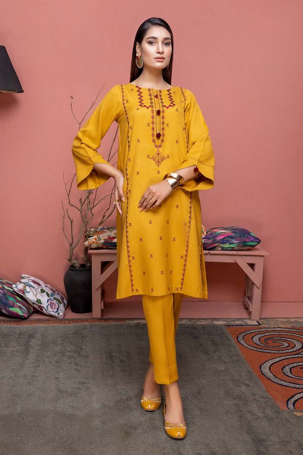 2 Pc Embroidered Dhanak CNP22-08